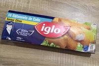 Mängden socker i Bâtonnet Pané, Panure Saveur Citron, 16 Bâtonnets, 480 Grammes, Marque Iglo