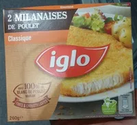Mängden socker i 2 Milanaises de Poulet Classique