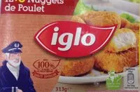Mängden socker i Nuggets de poulet Iglo x12
