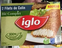 Mängden socker i 2 Filets de Colin Blé Complet