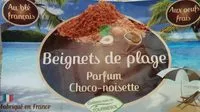 Mängden socker i Beignets de plage parfum choco-noisette