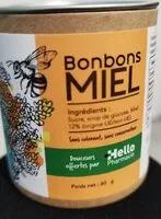 Mängden socker i Bonbons MIEL