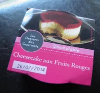 Mängden socker i Cheesecake aux fruits rouges "Les Desserts des Gourmets"