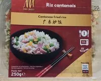 Mängden socker i Riz cantonais