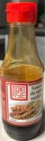 Mängden socker i Sauce de Soja sucrée