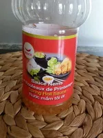 Mängden socker i Sauce nems et rouleaux de printemps