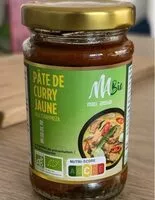 Mängden socker i Pate de curry jaune