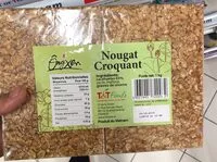 Mängden socker i Nougat croquant