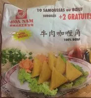 Mängden socker i Samoussa au boeuf