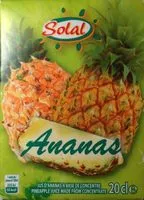 Mängden socker i Jus d'ananas