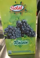 Mängden socker i Jus de raisain