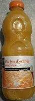Mängden socker i Pur jus d'orange sans pulpe