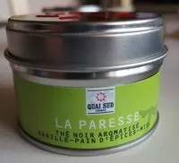 Mängden socker i Thé noir- la paresse