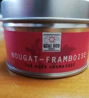 Mängden socker i Thé noir aromatisé Nougat-Framboise