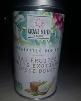 Mängden socker i Eau fruitée fruits exotiques/ épice douce