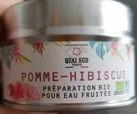 Mängden socker i Préparation pour eau fruitée pomme/hibiscus