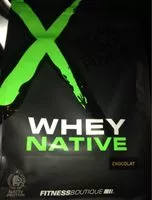 Mängden socker i WHEY NATIVE CHOCOLAT