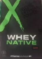 Mängden socker i Whey Native Fraise