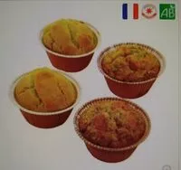Mängden socker i 4 muffins bio