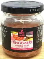 Mängden socker i Gingembre mariné rose