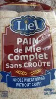 Mängden socker i Pain de mie complet sans croute