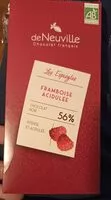 Mängden socker i Chocolat noir framboise acidulée
