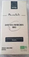 Mängden socker i Dattes fraîches  mazafatï