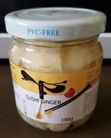 Mängden socker i Sushi ginger