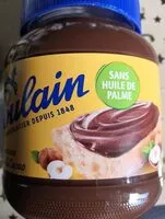 Mängden socker i Poulain pâte a tartiner