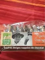 Mängden socker i Gaufres Belges Nappées de chocolat