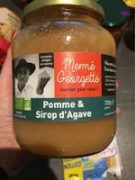 Mängden socker i Compote pomme sirop d’agave