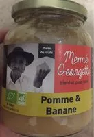 Mängden socker i Puree de fruits pomme banane