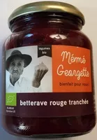 Mängden socker i Betterave rouge tranchée bio