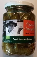 Mängden socker i Cornichons au vinaigre BIO