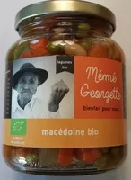 Mängden socker i Macédoine bio