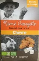 Mängden socker i Biscuits au fromage chevre