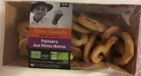Mängden socker i Palmiers aux olives noires