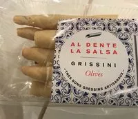 Mängden socker i Gressins aux olives