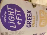 Mängden socker i Light and fit Greek vanilla yogurt