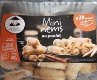Mängden socker i Mini nems au poulet congelés