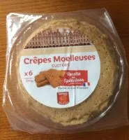 Mängden socker i Crepes moelleuses sucrées au speculoos