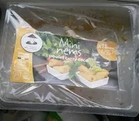 Mängden socker i Mini nems poulet curry coco