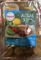 Mängden socker i Acras de Morue