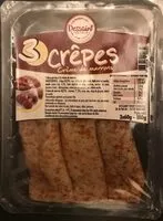 Mängden socker i 3 Crêpes crème de marrons