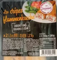 Mängden socker i Les crêpes flammenkueche
