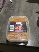 Mängden socker i Ecorces d'oranges confites en lamelles