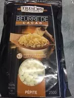 Mängden socker i Beurre de cacao