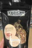 Mängden socker i Fruits secs noisettes