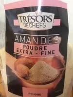 Mängden socker i Poudre d'amandes Extra-fine