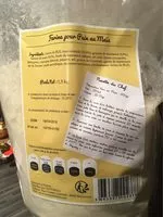 Mängden socker i Farine pour pain au maïs